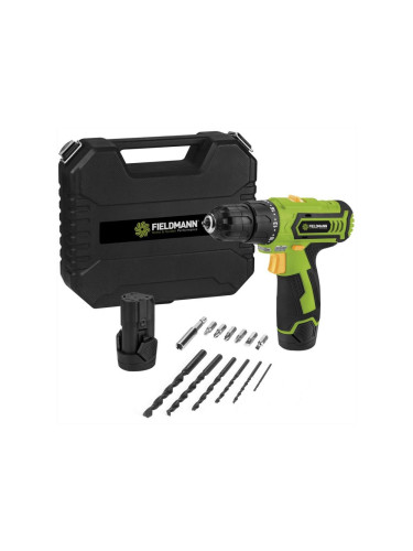 Fieldmann - Безжична бормашина 12V 1300 mAh с аксесоари