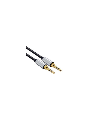 Solight SSA1101 - Аудио кабел JACK 3,5мм конектор 1м