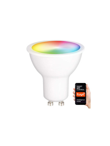 LED RGB Димируема крушка GU10/5W/230V 2700-6500K Wi-Fi Tuya