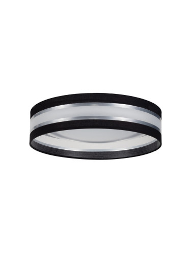 LED Лампа CORAL 1xLED/24W/230V черна/сребриста