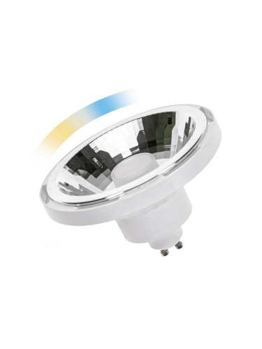 LED Димируема крушка AR111 GU10/10W/230V 3000-6500K Wi-Fi Tuya 30° бял