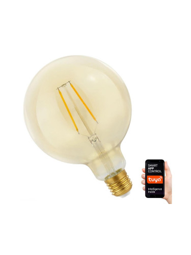 LED Димируема крушка E27/5,5W/230V 1700-2700K Wi-Fi Tuya