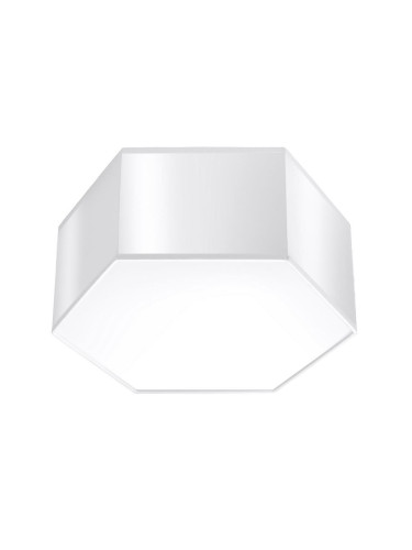 Sollux SL.1057 - Лампа SUNDE 2xE27/60W/230V 13,5 cм бяла