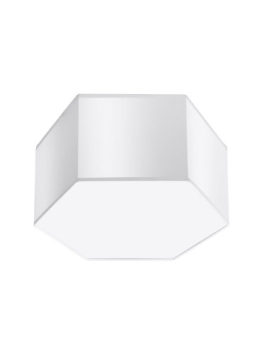 Sollux SL.1058 - Лампа SUNDE 2xE27/60W/230V 15,5 cм бяла