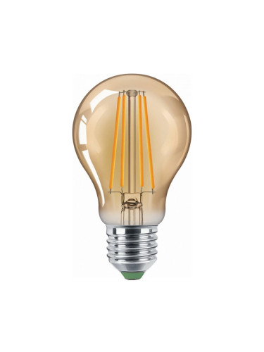 LED Крушка CLASIC AMBER A60 E27/9W/230V 2200K - Brilagi