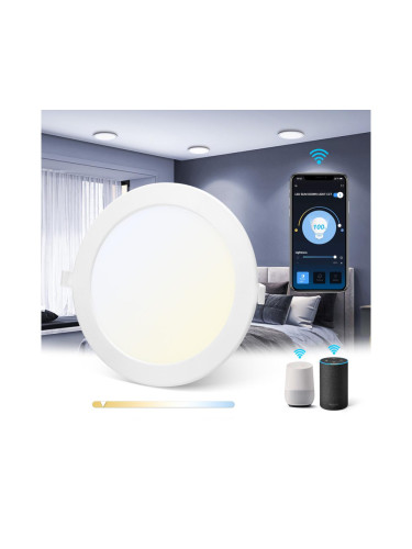 Aigostar - LED Димируема лампа 18W/230V Ø 22 cм Wi-Fi