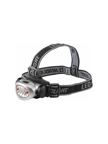 Extol - LED Челник LED/3xAAA черен/сребрист