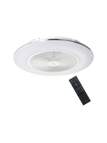 Brilagi - LED Димируема лампа с вентилатор AURA LED/38W/230V бял + д.у.