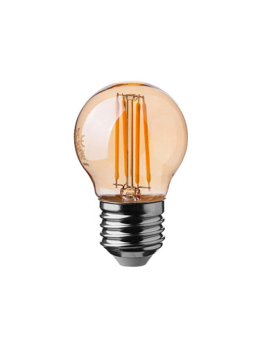 LED Крушка FILAMENT AMBER G45 E27/4W/230V 2200K