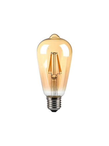 LED Крушка FILAMENT AMBER ST64 E27/8W/230V 2200K