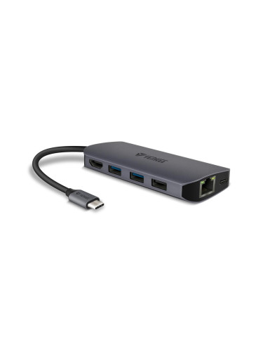 Yenkee - Мулти-порт адаптер 8в1 USB тип C