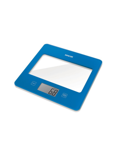 Sencor - Дигитална кухненска везна 1xCR2032 синя