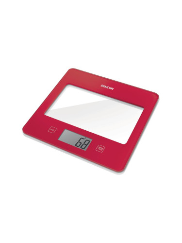 Sencor - Дигитална кухненска везна 1xCR2032 червена