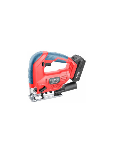 Extol Premium акумулаторен прав трион 20V 2000 mAh с LED осветление