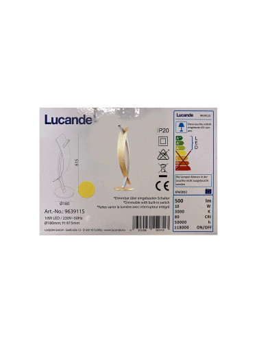 Lucande - Димируема LED настолна лампа MARIJA LED/10W/230V