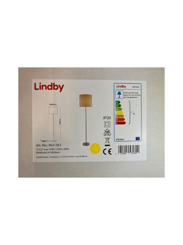 Lindby - Лампион PARSA 1xE27/60W/230V
