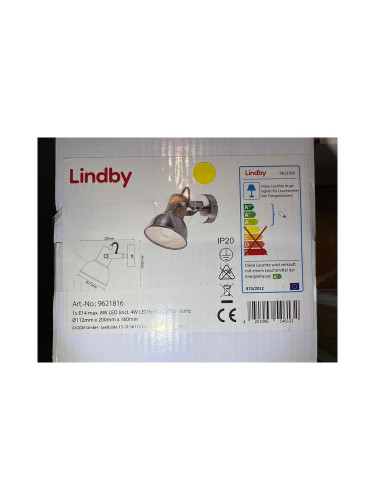 Lindby - LED Стенен спот DENNIS 1xE14/4W/230V