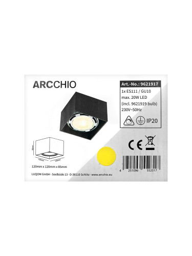 Arcchio - LED Спот MABEL 1xGU10/ES111/11,5W/230V