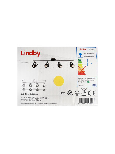 Lindby - Спот LEONOR 4xGU10/5W/230V
