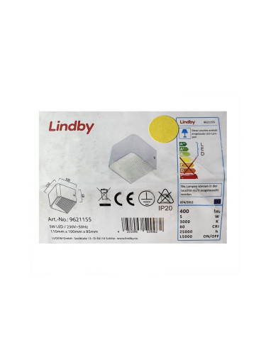 Lindby - LED Аплик LONISA LED/5W/230V