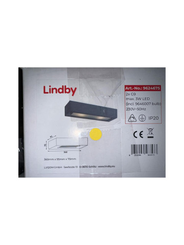 Lindby - Аплик NELLIE 2xG9/5W/230V