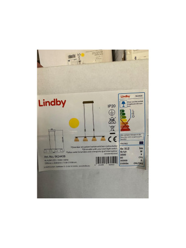 Lindby - LED Димируем пендел CERSEI 4xLED/4,8W/230V