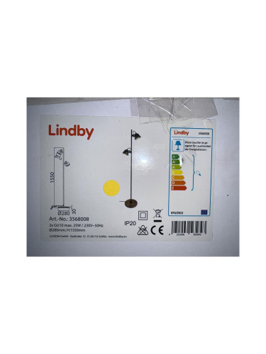 Lindby - Лампион SHILA 2xGU10/25W/230V