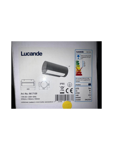 Lucande - LED Екстериорен аплик BOHDAN LED/11W/230V IP65