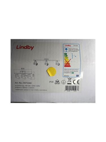 Lindby - Спот 3xGU10/5W/230V