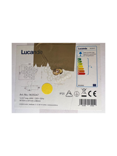Lucande - Аплик ALEXARU 1xE27/60W/230V