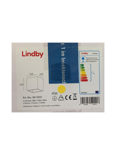 Lindby - Аплик JAYEDN 1xG9/40W/230V