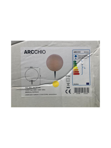 Arcchio - Екстериорна лампа SENADIN 1xE27/60W/230V 60 cm IP54