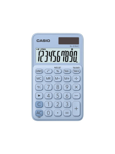 Casio - Джобен калкулатор 1xLR54 син