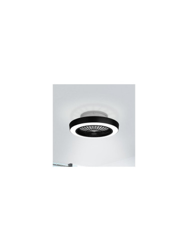 Eglo 35096 - LED Димируем вентилатор за таван SAZAN LED/37,8W/230V черен + д.у.