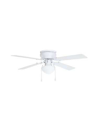 Eglo 35181 - Вентилатор за таван CAGLIARI 1xE27/60W/230V бял