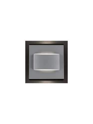 Kanlux 33411 - LED Лампа за стълбище ERINUS LED/1,5W/12V 4000K сива