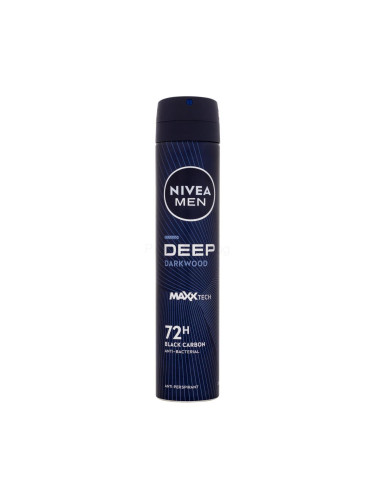 Nivea Men Deep Black Carbon Антиперспирант за мъже 200 ml