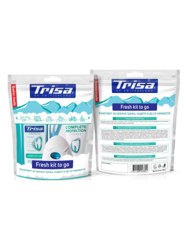 TRISA FRESH kit to go Комплект (четка, паста, вода и конец)