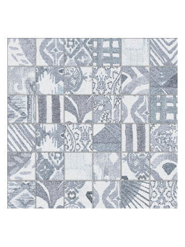 Tex Grey Pattern Nat. Mosaico - подови плочки за баня