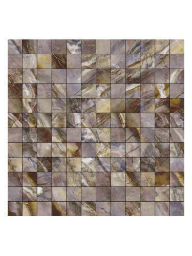 VIVID RED LOUISE MOS 2,5X2,5 - декоративни плочки за баня