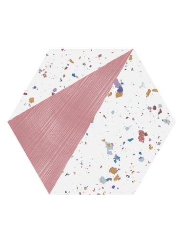 STRACCIATELLA PINK NATURAL - шестоъгълни плочки за кухня