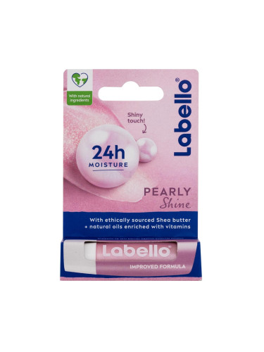 Labello Pearly Shine 24h Moisture Lip Balm Балсам за устни за жени 4,8 гр