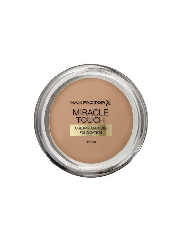 Max Factor Miracle Touch Cream-To-Liquid SPF30 Фон дьо тен за жени 11,5 g Нюанс 083 Golden Tan