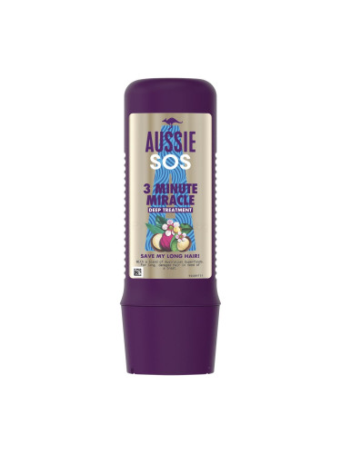 Aussie SOS Save My Lengths 3 Minute Miracle Deep Treatment Маска за коса за жени 225 ml
