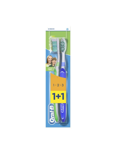 Oral-B 1-2-3 Fresh Medium Четка за зъби Комплект