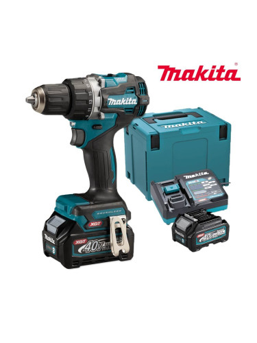 Винтоверт акумулаторен Makita DF002GA201, 40V, XGT, 2x2Ah, 64Nm, безчетков мотор