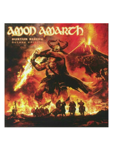 Amon Amarth - Surtur Rising (Burgundy & Royal Blue Marbled Coloured) (LP)