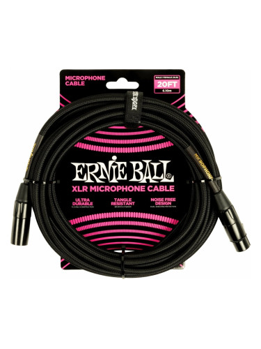 Ernie Ball 6392 Черeн 6,1 m
