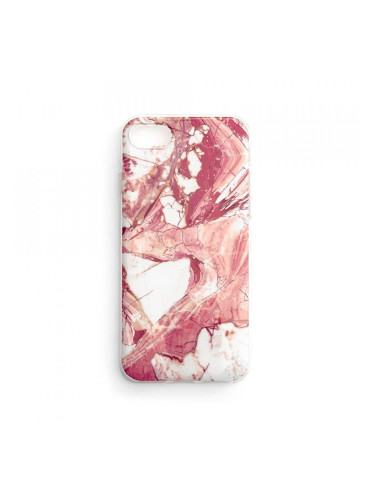 Силиконов гръб WOZINSKY Marble - iPhone 12 mini розов