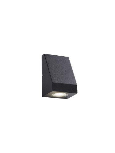 Searchlight 2041-1BK - Външна LED лампа за стена DOOR LED/7W/230V IP44
